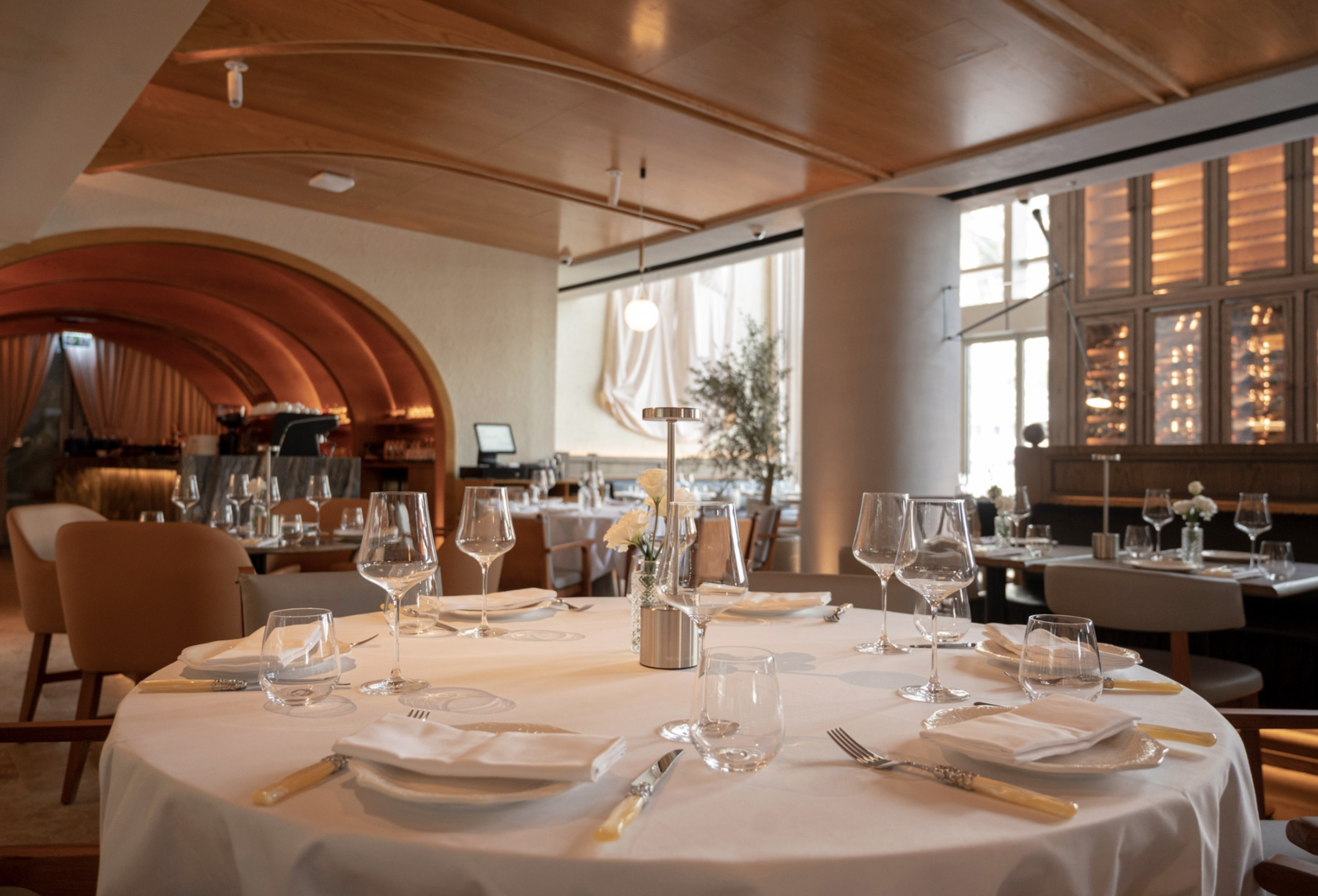 Dining room at LOONA Italian restaurant on Mohammed bin Rashid Boulevard, Downtown Dubai